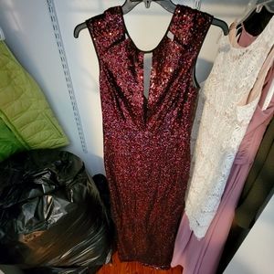 Formal dress, full sequence, size 12